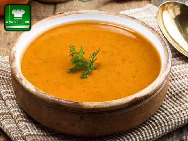 Турска супа от червена леща Mercimek Corbasi