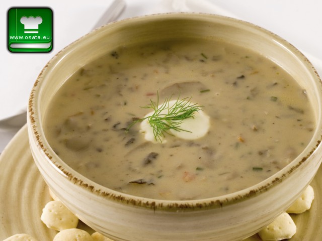 Рецепта за гъбена супа с овесени ядки
