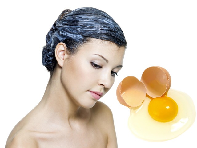 Маска за коса с яйце