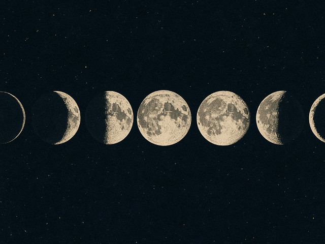 Лунен календар с фазите на луната за 2027